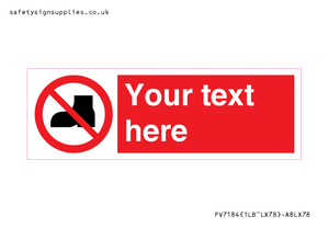 Custom No outdoor footwear